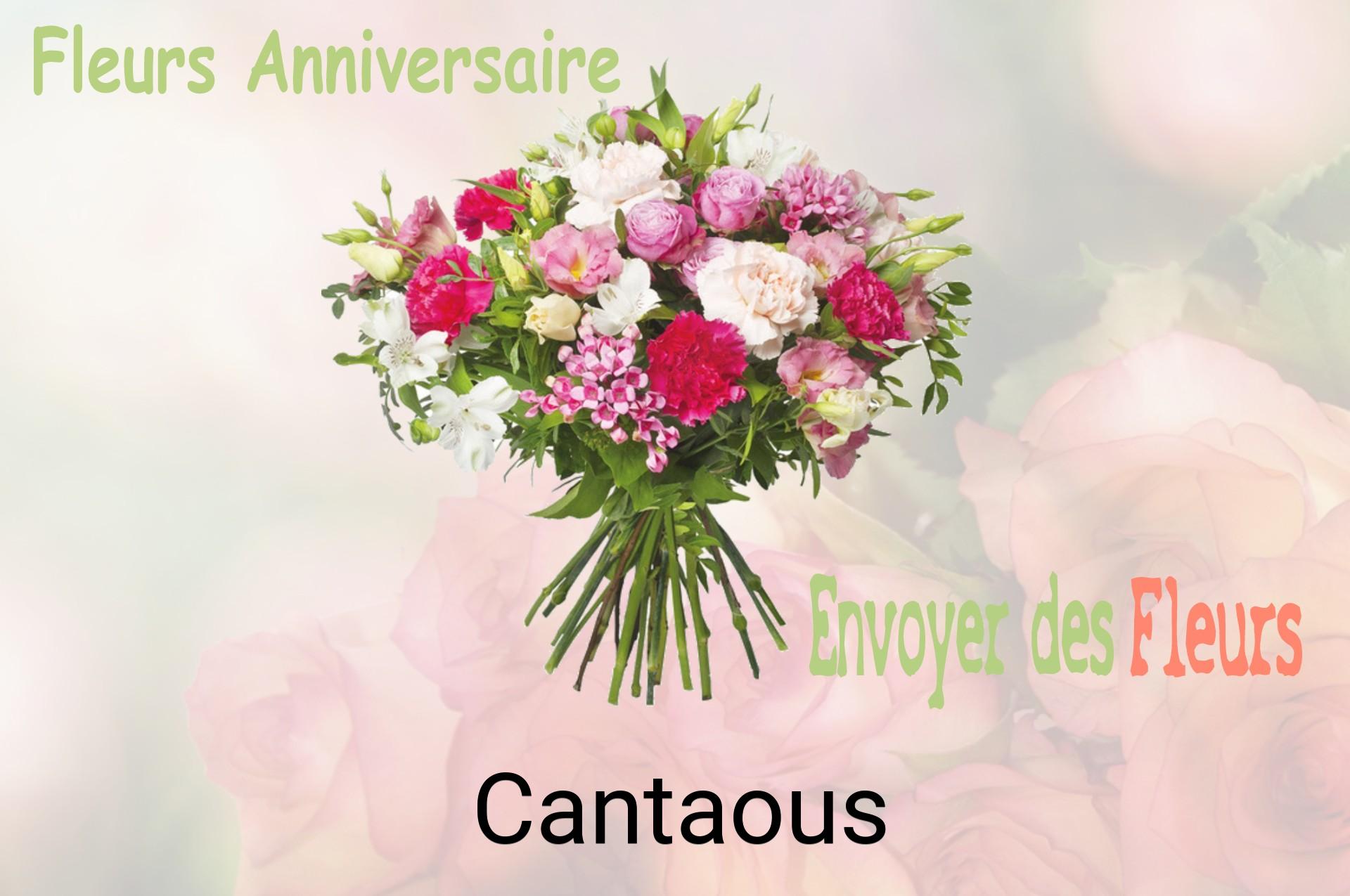 Bouquet de fleurs d’anniversaire livré à Cantaous
